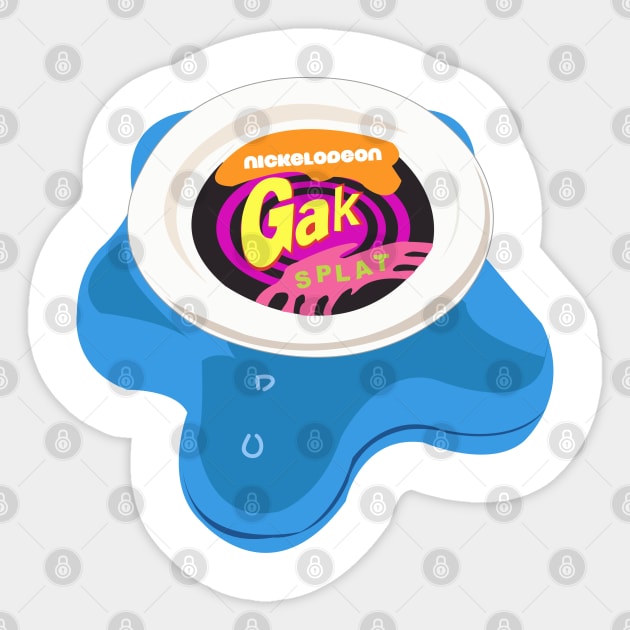 Blue Gak Sticker by TeeOurGuest